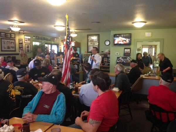 Enjoyed my time visiting with the great men and women at Band of Brothers yesterday in Bend. #CongerForVeterans