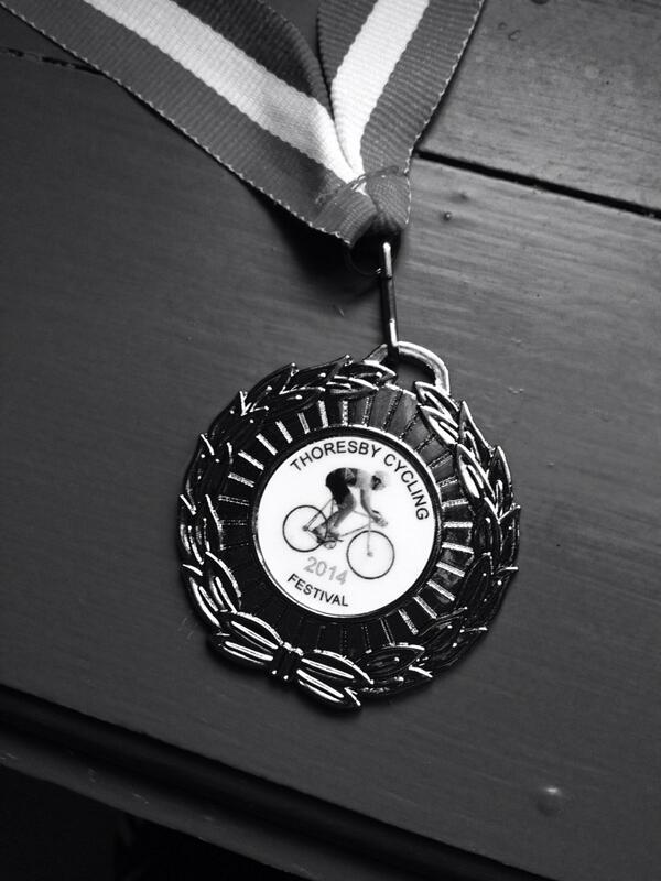 Medal from thoresby race on Saturday