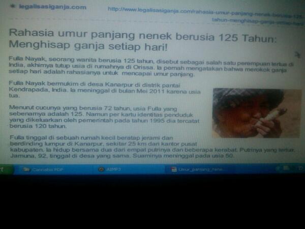 Ngetik2 capek juga. Silakan teman2 baca judulnya ya? Tentang Fulla Nayak, wanita tua dari India.