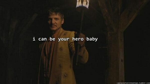 Who knew Oberyn could sing? #Swoon #OberynSwag #GameOfThrones