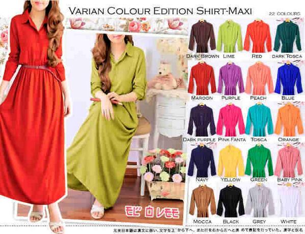 amirakids's tweet photo. Colour Maxi »   + Free Belt ~ Matt : Katun Rayon ~ Size : L ||http://t.co/4PgOz6K7fU http://t.co/fCSxRwjRNf http://t.co/UwuERNI8pk