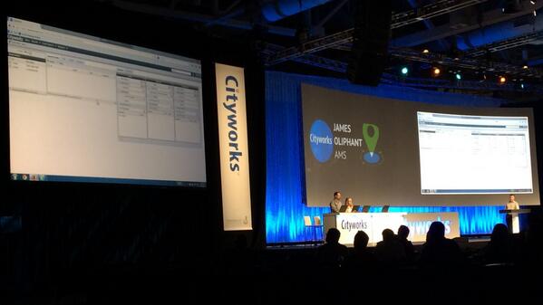 CityworksKyle's tweet photo. Of course CW Server AMS hasn't been forgotten! #CWUC14 #Cityworks http://t.co/M60T3HVKZZ