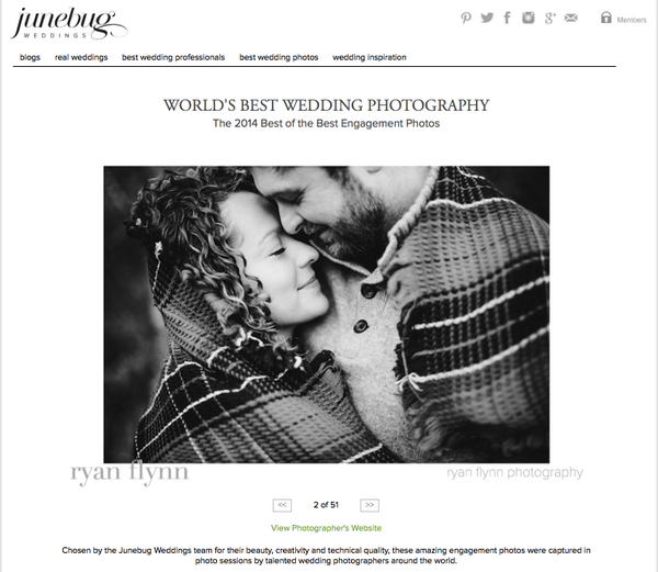 Finding a couple of my photos on <a href="/junebugweddings/">Junebug Weddings</a> "Best Engagements" is pretty dang swell. goo.gl/Tk9W6U