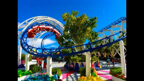 coastermodel's tweet image. Cork Screw (model) Cedar Point