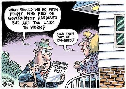 Dunafon4Gov's tweet photo. What should we do with people who rely on government handouts but are too lazy to work? *Kick them out of Congress" http://t.co/5IAnMI0IQi