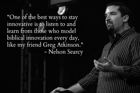 GregAtkinson's tweet photo. Thanks @NelsonSearcy for your endorsement of #StrangeLeadership ||  http://t.co/7Qm7NVDfa2 - See you soon #MoodyPC. http://t.co/j59mKoCCVe