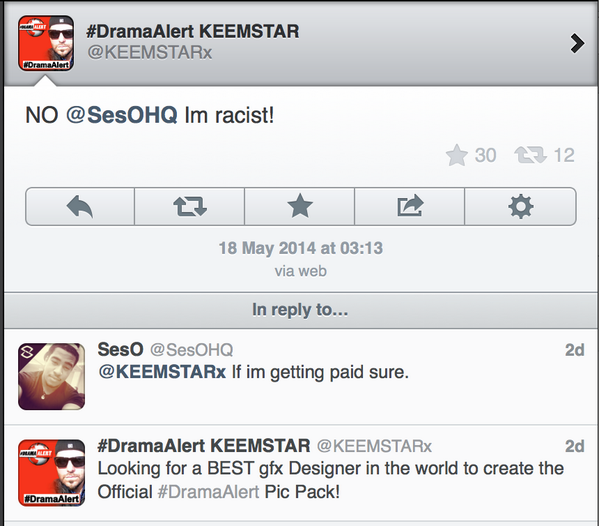 NepentheZ's tweet image. “Killer Keemstar” refuses to pay @SesOHQ for graphics because he is BLACK! #DramaAlert