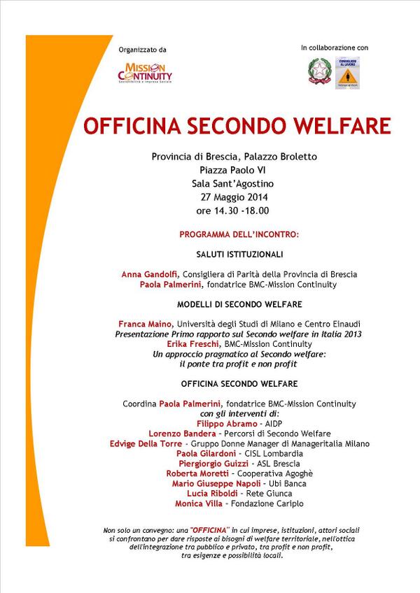 emmerobi's tweet image. #secondowelfare #brescia @emmerobi #missioncontinuity