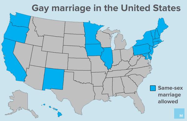 Gay Marriage Law Map