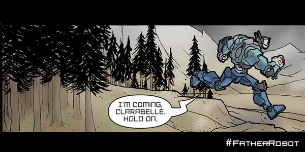 FatherRobot's tweet image. What would you fight for? #FatherRobot #indiecomics #makecomics