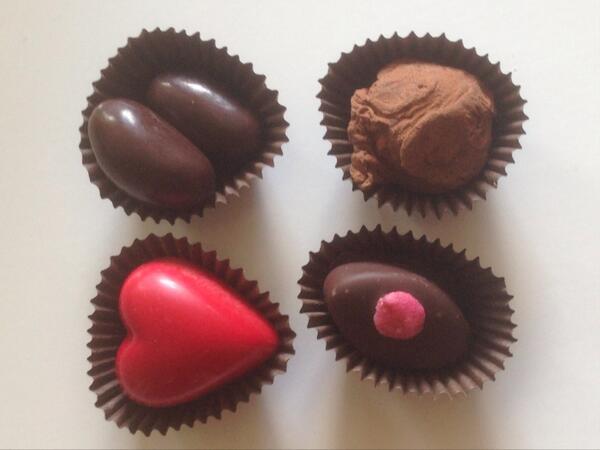 Example "4- choc" box contents just ordered