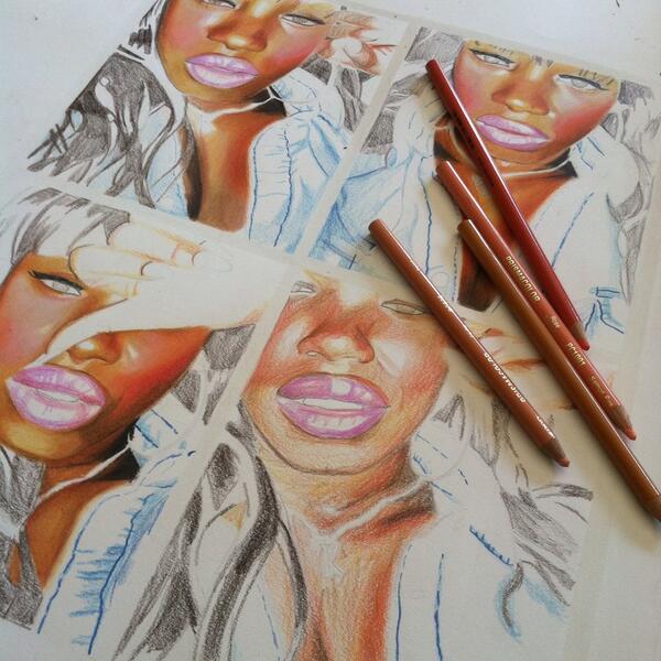 ColorDustStudio's tweet photo. This is happening...work in progress #prismacolor http://t.co/BhKfciPuZL