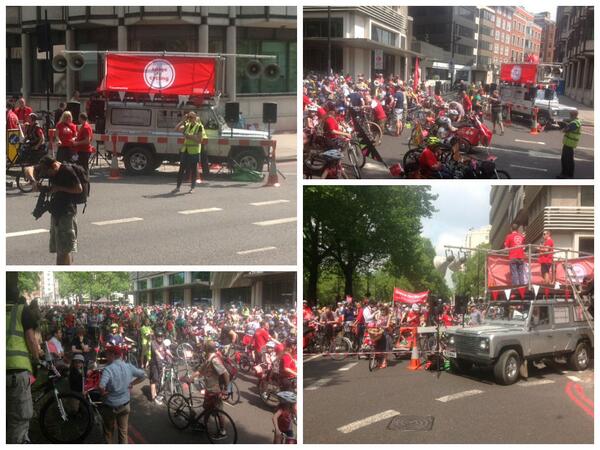 Looking good... MT <a href="/Commbus/">Commbus</a>: couple more pictures from #BigRide event - Landstage at its best #BigRide #eventprofs