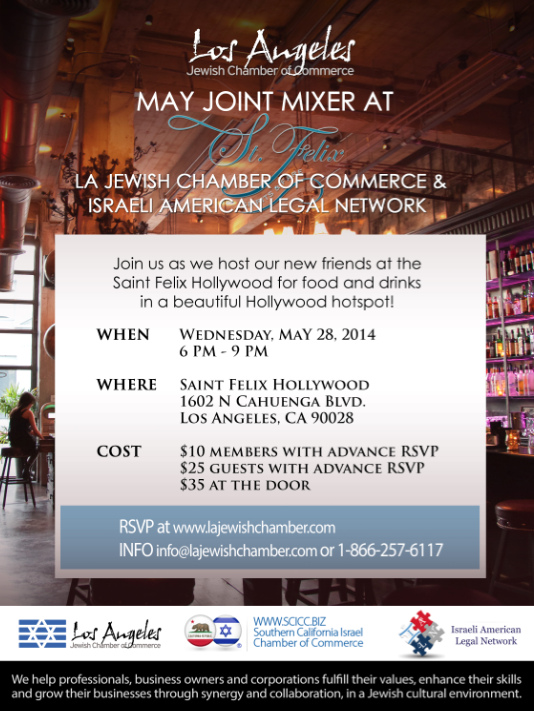 LaJewishChamber's tweet photo. Register at http://t.co/ARwlLfre1J http://t.co/HZ6QAUb8O1