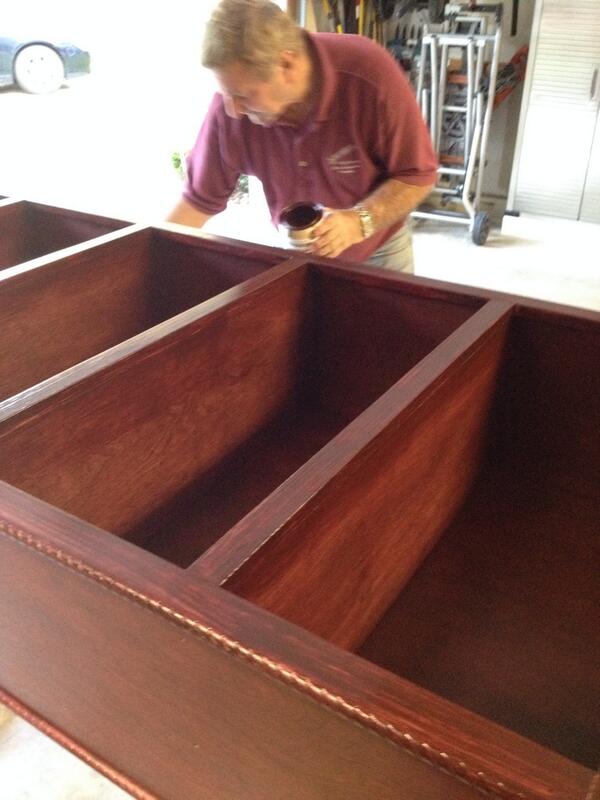 Building a custom bookcase for a client