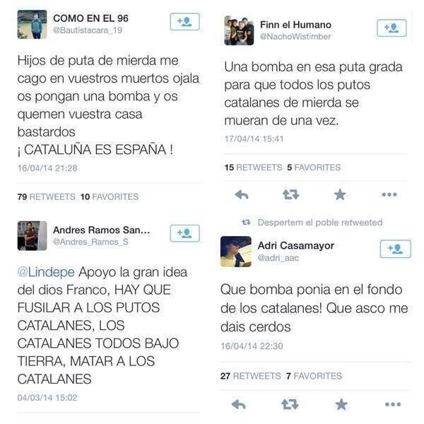 Detienen al que insultó a Cifuentes y a los que se mofan de Carrasco, pero con estos elementos no se toman medidas: