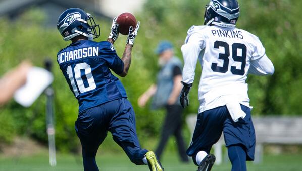 Seahawks's tweet photo. #SeahawksDraft #Pick45 @PRichJr has signed his rookie contract with the club. [http://t.co/2XKtZA2PKp] http://t.co/Rsb4iiOqnm