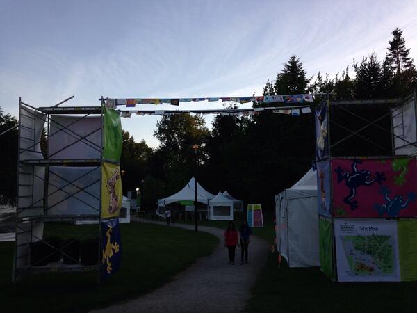 In a few days this is going to be a busy spot #SurreyInternationalChildrensFestival #SICF #BearCreek @CityofSurrey