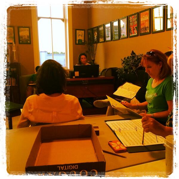 sct_tweets's tweet photo. Rehearsals for our summer musical revue are underway. We're excited about a great mix of newbies and veterans! http://t.co/Wa2xjM3cXT