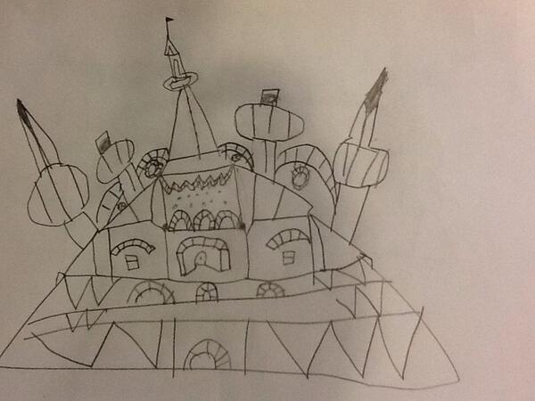 KC5101's tweet photo. Thinking about ice sculptures we will see on our field trip. H.C drew this ice sculpture. #sisrocks http://t.co/JEnNiMZYNg