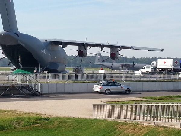 The #A400M will be today the scene for the humanitarian media activity with @AirbusGroup &amp; Airbus Foundation
