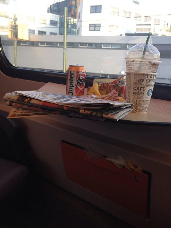 Valt mee vanochtend #treinleven