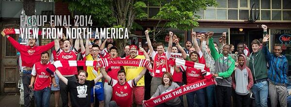 Arsenal's tweet photo. How did @Arsenal fans in the USA react to the #FACupFinal? Here's the view from Portland http://t.co/HNPY7x2b8t http://t.co/qGHP4x4FAz