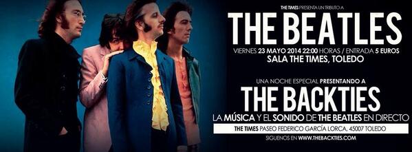 Backties's tweet photo. Viernes 23 de mayo en @TheTimesToledo. ¡No faltéis! @salirxtoledo http://t.co/IRDWG7IOA3