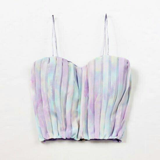 GlamBoxFashion's tweet photo. Pleated Pastel Crop Top £25 http://t.co/PtpSWOrCUS