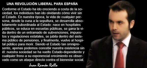 UnaRevLiberal's tweet photo. Vivimos subordinados al Estado. @JuanRallo en #UnaRevoluciónLiberal http://t.co/hmVmxbe9Yp http://t.co/wc9T5jZb0M