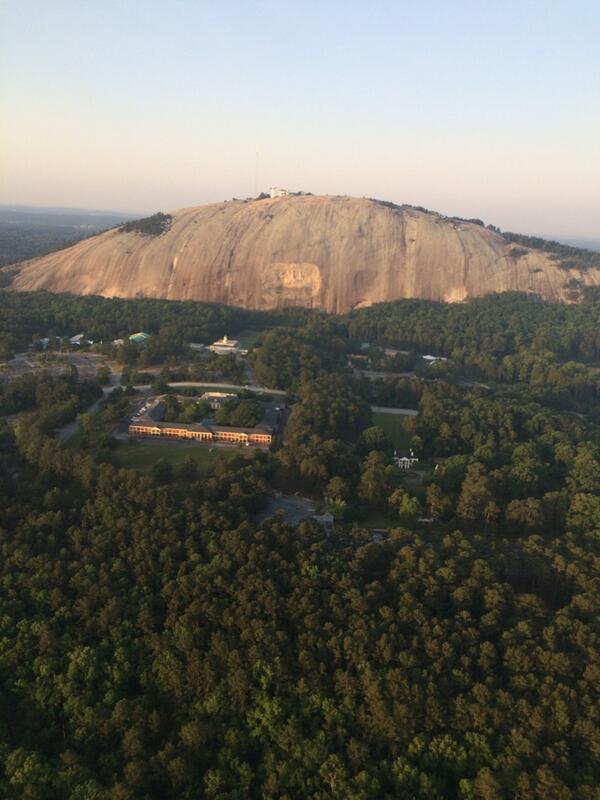 mckayWSB's tweet photo. Your @wsbradio SkyCopter @wsbtv Chopper 2 tour moves east. Good Morning Stone Mtn! http://t.co/9JAytCwKPm