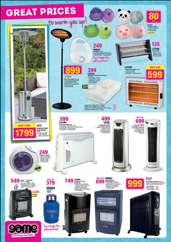 Jabulani Mall on X: with @Game_Stores winter special to keep you warm this  chilly season also avialable @jabulani_mall http://t.co/Vc6wYAqqYW / X
