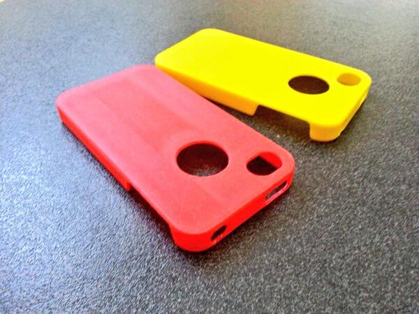 Double cover by #prototy3d #red #yellow #3dprinting #iphonecover