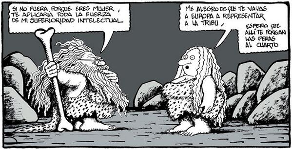 elperiodico's tweet photo. La viñeta de #Ferreres: "Te aplicaría toda la fuerza de mi propiedad intelectual" #humor http://t.co/x984JZoW1T http://t.co/JWzMEWzWQ4