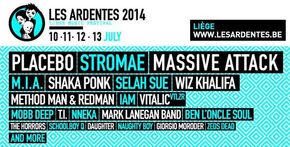 Les Ardentes Festival 2014 | Lineup | Tickets | Dates | Video | News | Rumors | Mobile AppLes Ardentes Festival 2014 | Lineup | Tickets | Dates | Video | News | Rumors | Mobile App