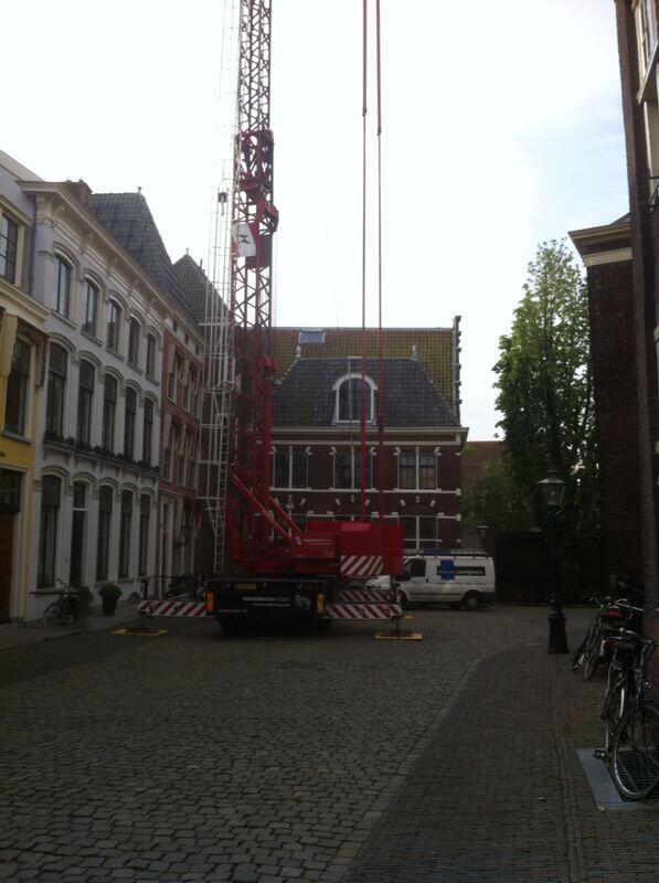 En weer een werk op grote hoogte #Leiden #loodgieter #dak