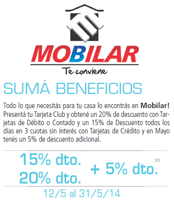 ClubLaGaceta's tweet photo. Todo lo que necesitás en tu casa lo encontrás en #MOBILAR
Ver bases: http://t.co/jDml27BLBo http://t.co/guPHFigcHy