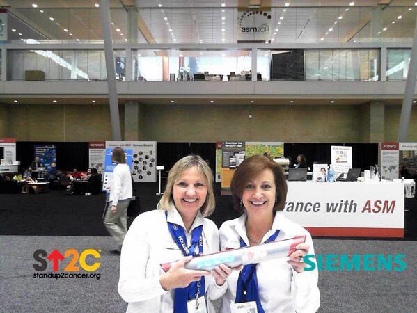 SiemensHealth's tweet image. Thank you to everyone who stopped by the booth at #ASM2014 to pass the Baton to support @SU2C! #TheBatonPass