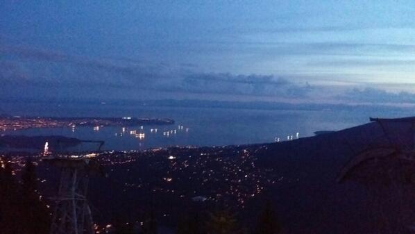 cycatch23's tweet photo. Spectacular views and good times with good friends atop Grouse Mountain last night. #SabreASConf http://t.co/MZEhztOuQR