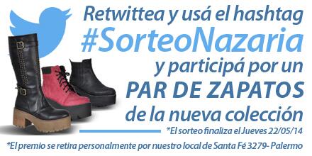 #SorteoNazaria ¡Finaliza el Jueves a las 11:00 horas!