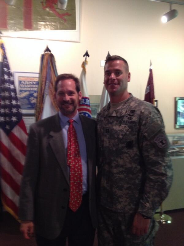 tcymet's tweet photo. CPT Gilbert leaving the recruiting command to move to San Antonio TX and more education at Baylor. #Huaaah http://t.co/69MEkzxYiE