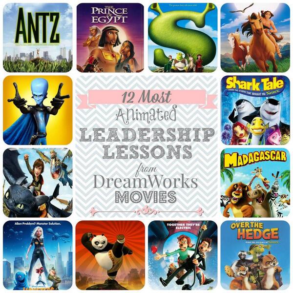 +12 RT <a href="/SparkLikeaChamp/">SparkLikeaChamp</a>: Don't miss #12Most animated leadership lessons from Dreamworks movies bit.ly/TtAzbp