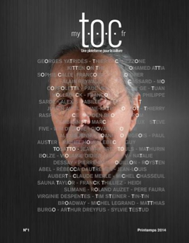 Le numéro 1 de #TOC est pour début #juin ! Un aperçu avec en #couverture, le peintre #Yatridès. #Culture #RhôneAlpes