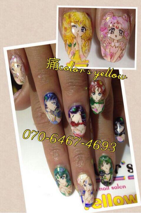 セーラー戦士の痛ネイル♡