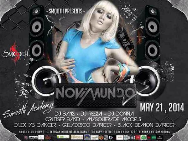 Tonite Smooth Academy w/ <a href="/novimundoo/">Dj.Novi Mundo</a> ,, get 50 % OFF for selected items . . . Cc <a href="/SmoothCafe_MLG/">Smooth Club & KTV</a> <a href="/eventmalang/">Event Malang</a>
