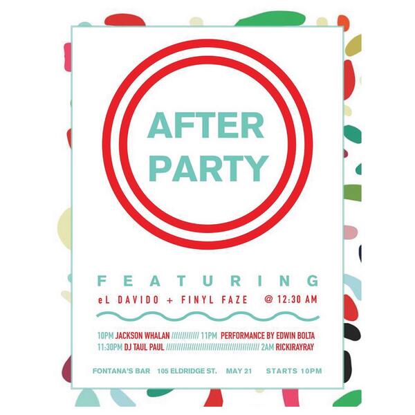 ilikenewthings's tweet photo. Join us tonight for the closing party of FOOL "Out of Nothing" http://t.co/LBNx2HETdZ