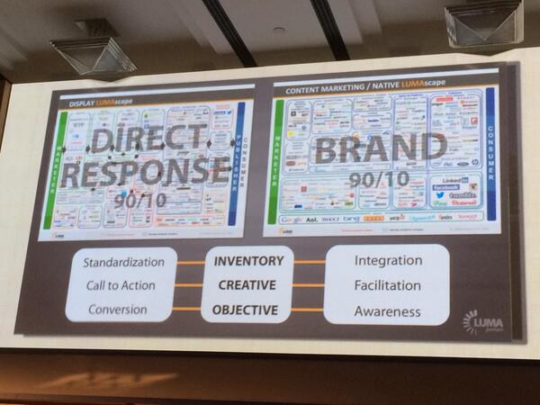 faris's tweet photo. “@ThePeyman: "Native advertising is here to stay and it's the future for brand building" @tkawaja #DMS14 http://t.co/Hv3FNDf1kL”