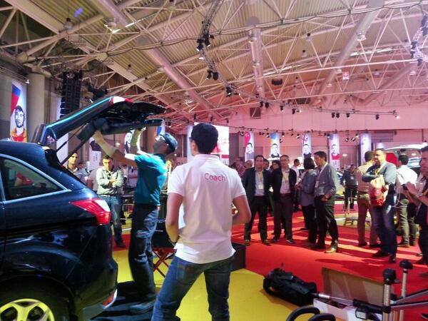 WConnecta's tweet image. El español Gabriel García en plena competiciòn del #bob2014 en Roma