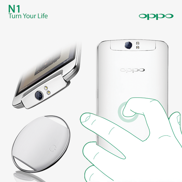 OPPOIndia's tweet photo. #OPPOStory
#OPPON1 continues the tradition of ‘thinking differently’, using #OTouch, a rotating camera & #OClick. http://t.co/Of6KO6D875