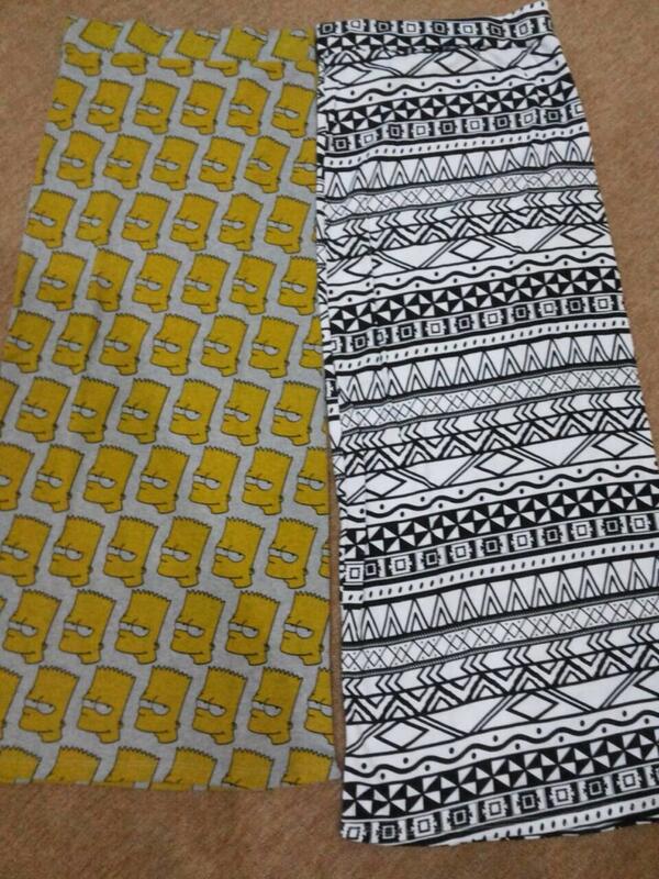 Long skirt motif Bart and tribal white..import bangkok fit to L <a href="/dhay_ay/">dhara keumala putri</a>